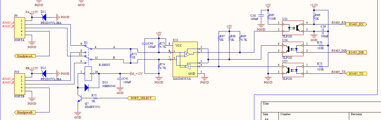 Rs485 stm32 схема подключения