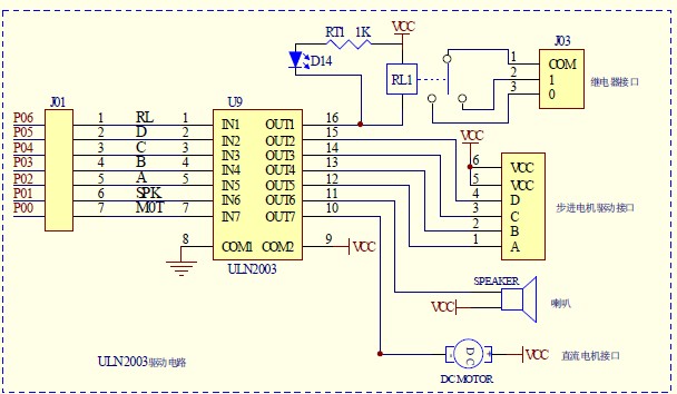 uln2003驅動五線步進電機c程序問題