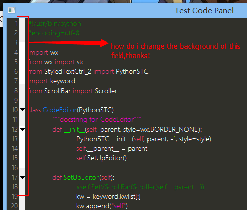 wxPython 中wxStyledTextCtrl 背景色问题-CSDN社区