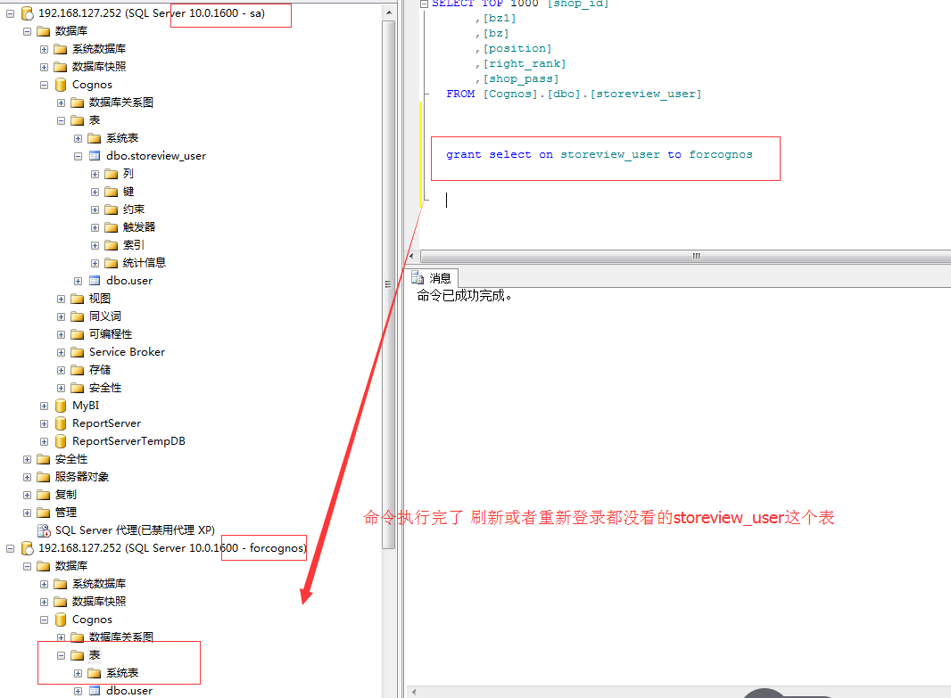 Sqlserver中怎么设定用户对某张表的权限 Csdn论坛