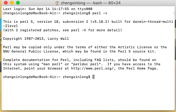 Mac下perl如何升级到最新版本 Csdn社区