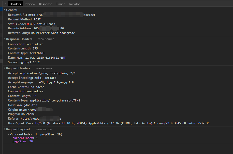  vue post 405 fnot allowed csdn 