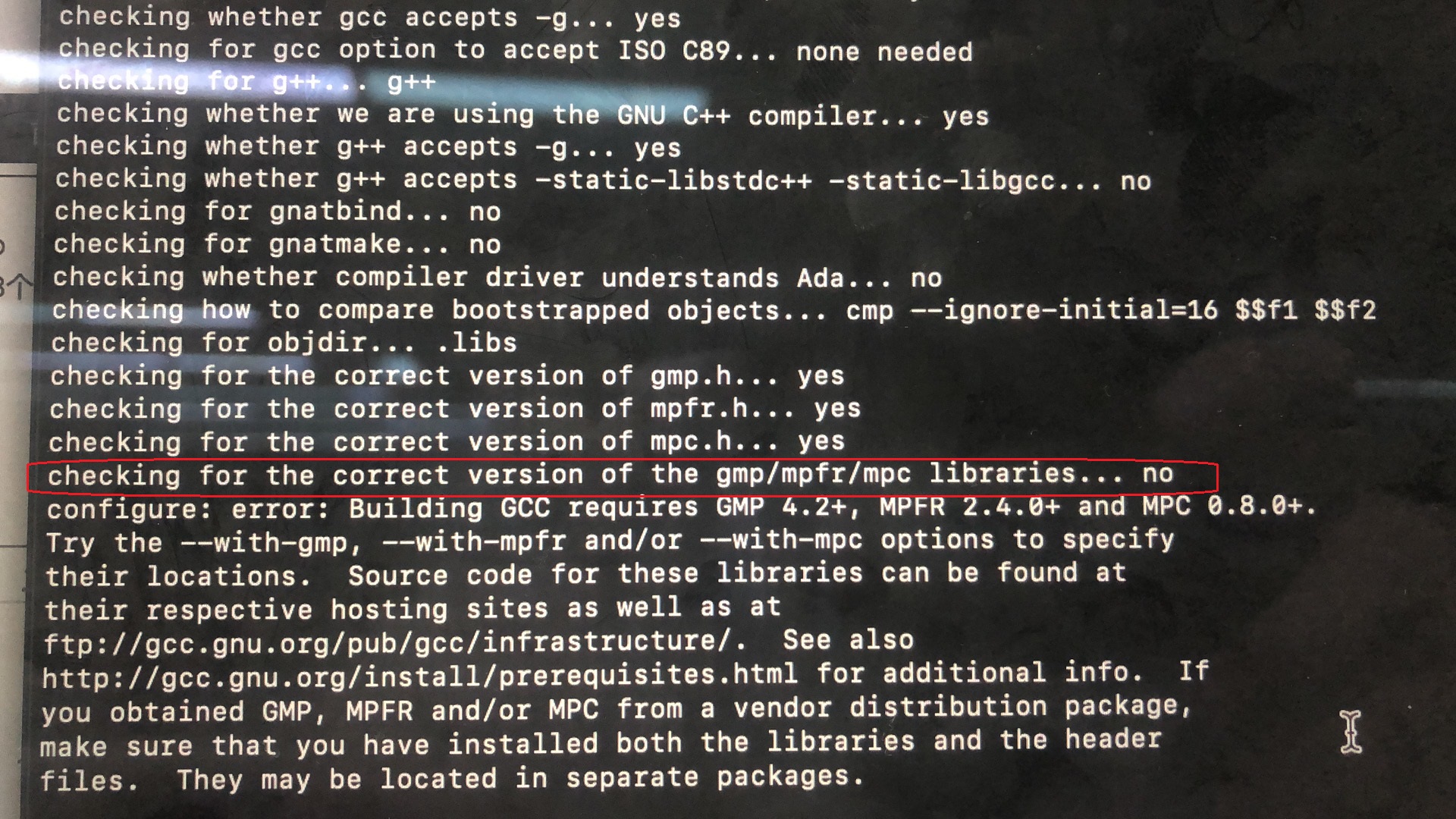 Building Gcc Requires Gmp 4 2 Mpfr 2 4 0 And Mpc 0 8 0 的问题 Csdn社区